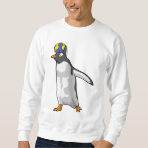 Handboll för penguin Handball-spelare Lång Ärmad Tröja