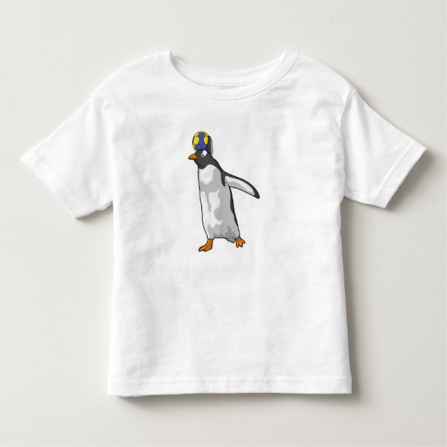 Handboll för penguin Handball-spelare T Shirt (Framsida)