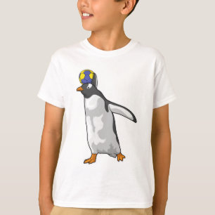 Handboll för penguin Handball-spelare T Shirt