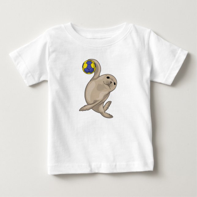 Handboll för sälhandboll t shirt (Framsida)