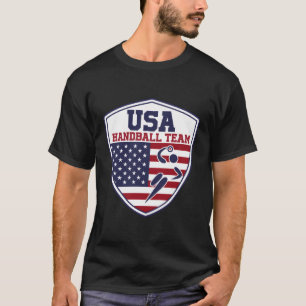 Handboll för Sportfantaster i USA:s handbollsteam T Shirt