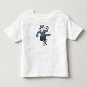Handboll för varg Handball-spelare T Shirt