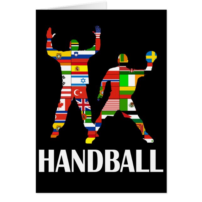 Handboll Hälsningskort (Framsidan)