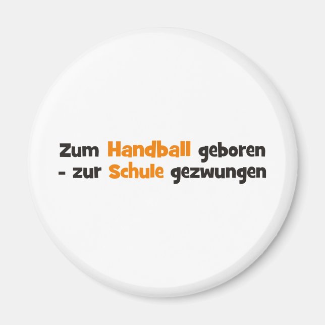 Handboll Magnet (Framsidan)