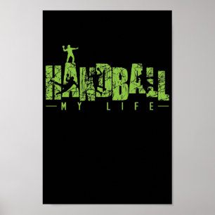 Handboll "Mitt liv" Poster