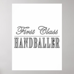 Handboll och handballar: första klassens hanterare poster