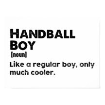 Handboll Pojke Definition Rolig Handbollsspelare
