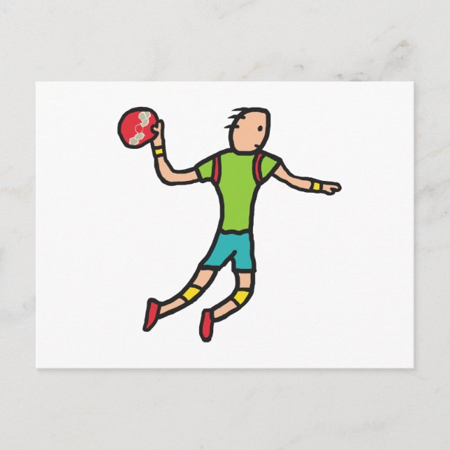 Handboll Vykort (Framsida)