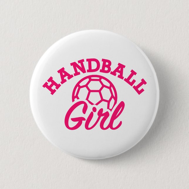 Handbollflicka Knapp (Framsida)