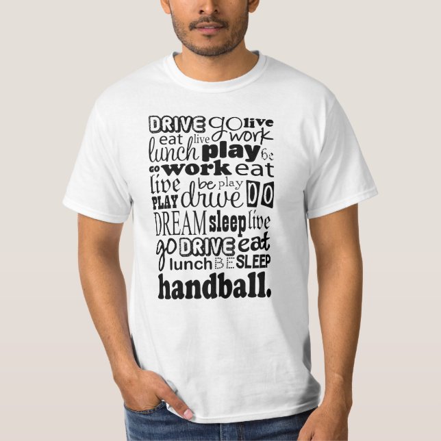 Handbollgåva T-shirt (Framsida)