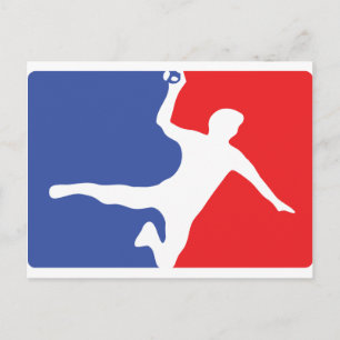 Handbolllegendsymbol Vykort