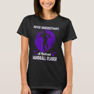 Handbollsgrafik för flickor Kvinnor Handbollsspela T Shirt