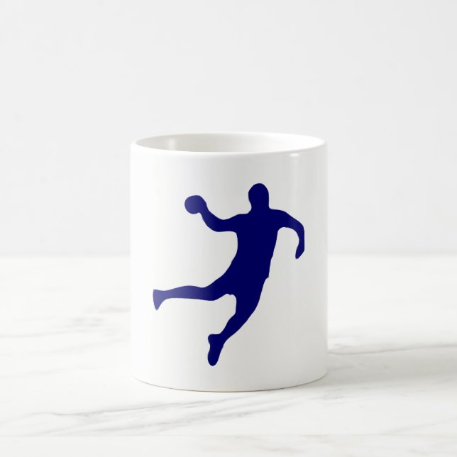 HandbollSilhouette Kaffemugg (Center)