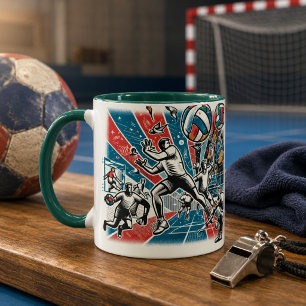 Handbollskrusar Mugg