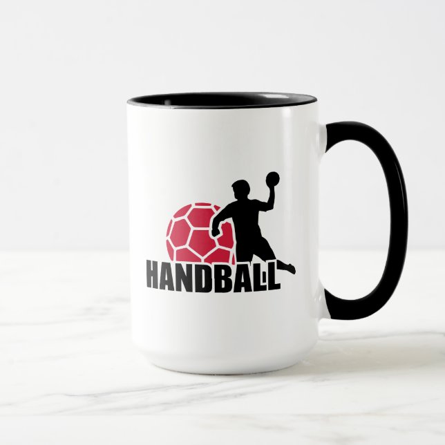 Handbollspelare Mugg (Höger)