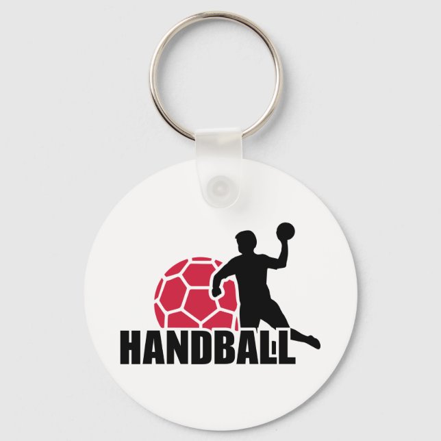 Handbollspelare Nyckelring (Framsida)