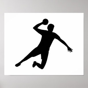 Handbollspelare Poster