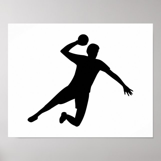 Handbollspelare Poster (Framsidan)