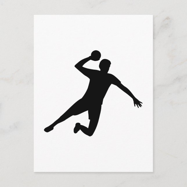 Handbollspelare Vykort (Framsida)