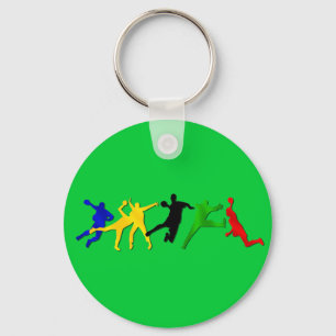 Handbollspelaresommaren spelar keychain nyckelring