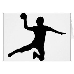 handbollspielerdodgeball hälsningskort