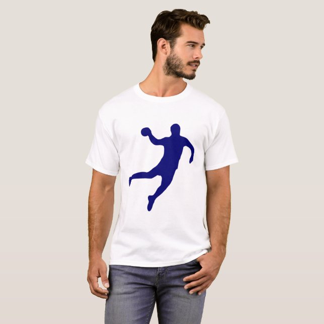 Handbollssilhuett Tee (Hel framsida)