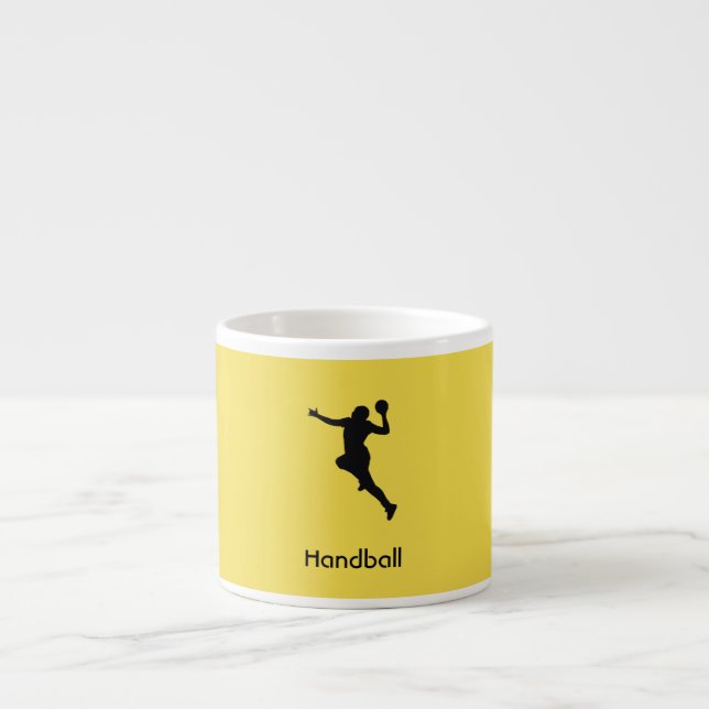 Handbollsspelare Espressomugg (Framsidan)
