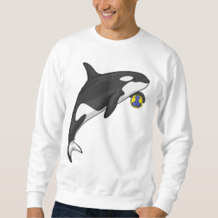 Handbollsspelare Handboll Orca Lång Ärmad Tröja