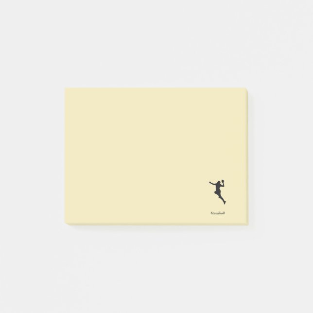 Handbollsspelare Post-it Block (Framsida)