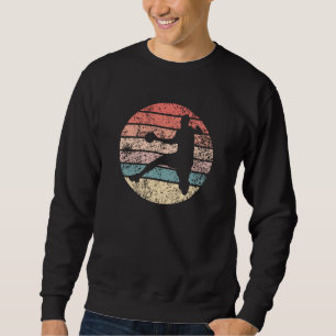 Handbollsspelare Retro Lång Ärmad Tröja