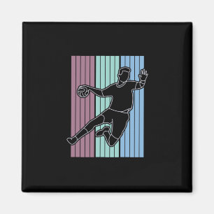 Handbollsspelare Retro Magnet