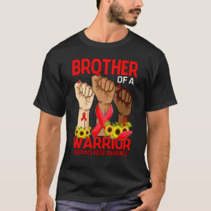 Handbroder till en krigare substans som missbrukas t shirt
