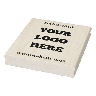 Handcrafted Shop Your Company Logo Rubber Stamp Stämpel