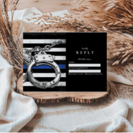 Handcuffs American Flag Police Graduation OSA Kort