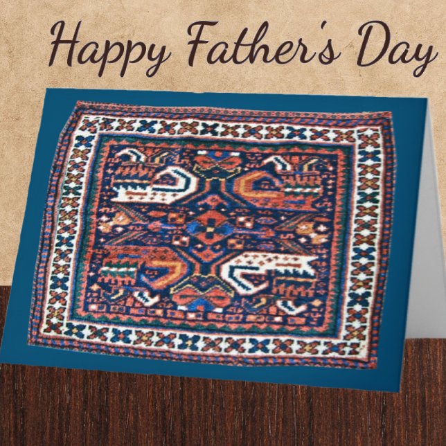 Handdon Oriental Matta Design Fars dag Card Kort (Skapare uppladdad)