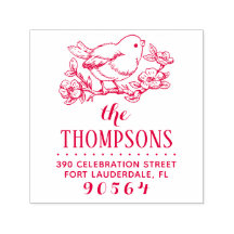 Handdragen Bird & Gren Namn Returadress