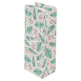 Handdragen jul Gräs Grenar Grönt Red White