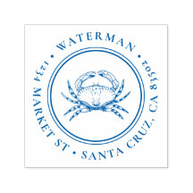 Handdragen krabba | Rund Nautisk Returadress