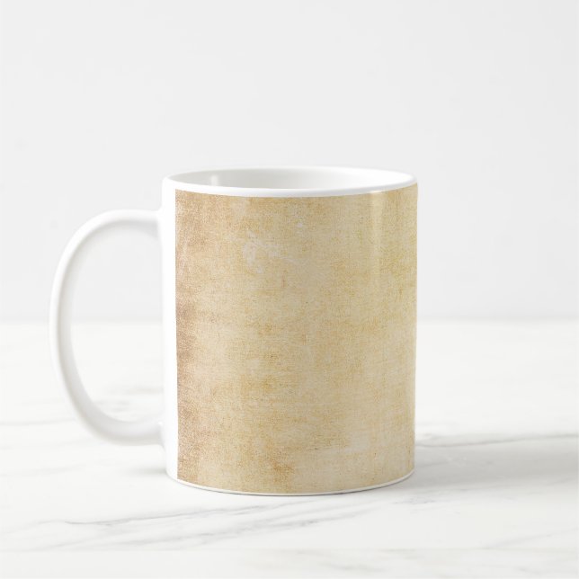 Handdragen leopardavtryck, vattenfärgen struktur. kaffemugg (Vänster)