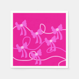 Handdragen Rosa Gult Älskare Pappersservett