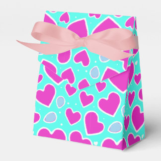 Handdragen Rosa Heart Valentine Gift Bag-favoritru Presentaskar