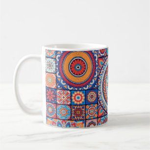 Handdragen Vintage: Islamiska dekorativa Inslag Kaffemugg