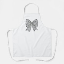 Handdränkt Bow Apron