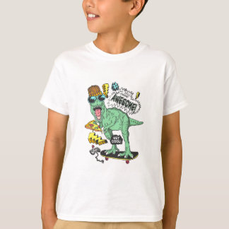 Handdränkt matdryck - Dinosaur T Shirt