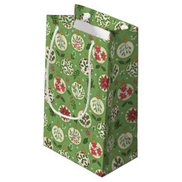 HandDrawn Christmas Ornament Gift Bag