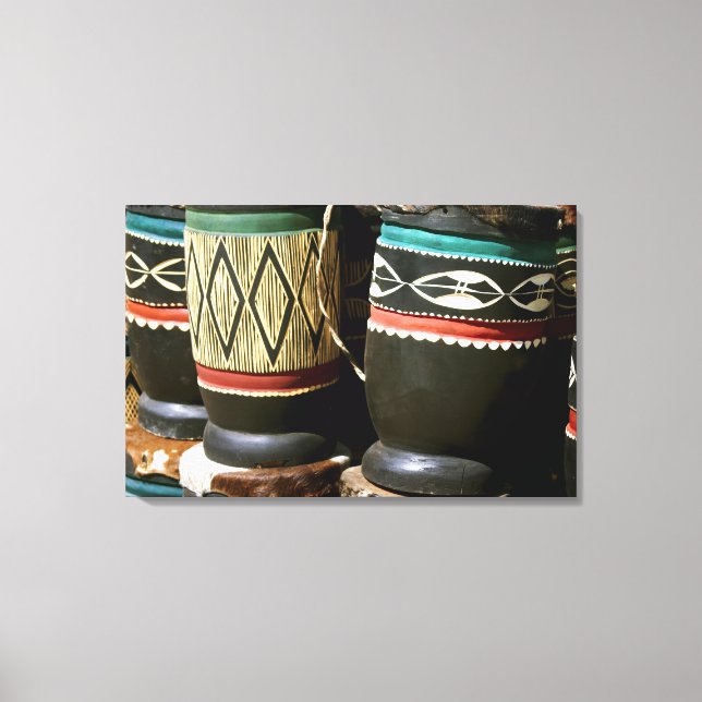 Handdrum, Livingston, Zambia Canvastryck (Framsida)