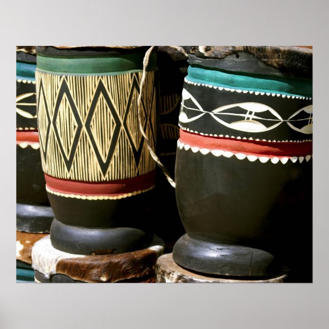 Handdrum, Livingston, Zambia Poster (Framsidan)