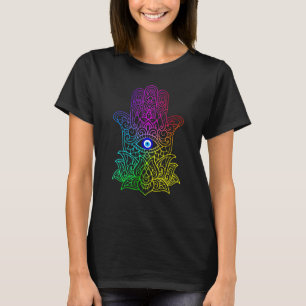 Handduk av Hamsa Fatima Evil Turkey Tiger Öga T Shirt