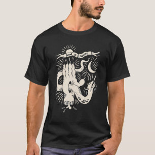Handduk av Satan Baphomet Satanic Goat Djävulen Go T Shirt