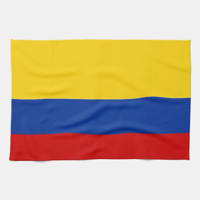 handduk för colombia landflagga kökshandduk (Horisontell)
